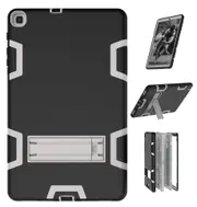 MCC Stylish Shockproof Samsung Galaxy Tab A 10.1 2019 Case Cover Kids T510 [Black+Grey]