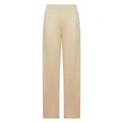 [Max Mara] Max Mara Elasticated-waist Silk Trousers XS NEUTRALS