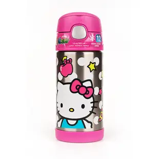 【美國膳魔師THERMOS】Hello Kitty凱蒂貓粉紅款 迪士尼不鏽鋼吸管水壺355ML (7.7折)