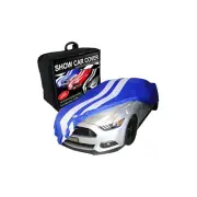 Blue Twin Strip GT Gran Turismo Show Car Cover fits Ford BA BF FG Falcon FPV (for: Ford)