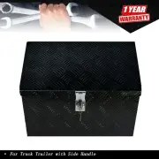 20 Inch Black Tool Box For atv Car Pickup Trunk Storage with Lock & Key