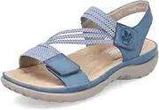 Rieker Women Sandals 64870, Ladies Strappy Sandals