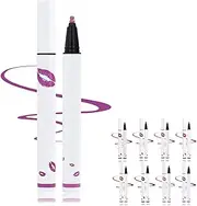 Benighty Liquid Lip Liner, Benighty Longwear Liquid Lip Liner, Benighty Matte Longwear Liquid Lip Liner, 2-in-1 Waterproof Liquid Lipstick, Lip Liner Liquid, Liquid Lipstick & Lip Liner (08)
