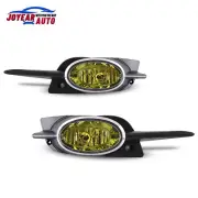Fog Lights for 2009-2011 Honda Civic 2 Door Coupe Black Yellow Projectors Lamps (for: Honda)