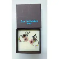 在飛比找蝦皮購物優惠-巴黎 Les Nereides 精品花卉 夾式耳環