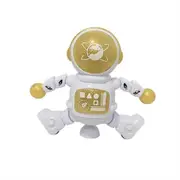 Musical Walking Dancing Astronaut Robot Toy For Kids Flashing Lights 360 Body Spinning Birthday Christmas Halloween Gift For Children