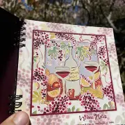 Wine Tasting Notes Journal White Red Specialty Wines Spiral Book NEW ❤️blt10m4