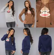 NWT Paul Frank Julius Juniors Hoodie with Built-in earphones machine washable !!