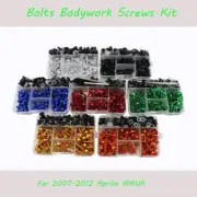 For 2007-2012 Aprilia MANA Complete Fairing Bolts Bodywork Screws Kit Nuts
