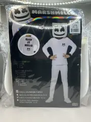 Marshmello EDM DJ Youth Costume Size Large (10-12) Includes Shirt And Mask NWT