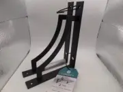 LIBERTY S42655C-FB-U 8" MATTE BLACK STEEL CASUAL DECORATIVE SHELF BRACKET 2-PACK
