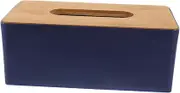 Cabilock Desktop Storage Boxes Tisssue Box Holder Rectangular Napkin Holder Wood Napkin Holders Box Tissue Storage Box Wooden Organizer Rectangle Facial Tissue Dispenser Wipes Dispenser