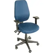 AURA CHAIR High Back Fabric Blue