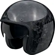 Scorpion Belfast Carbon Evo Onyx, open face helmet , color: Black , size: M