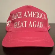 Trump Make America Great Again MAGA Official Pink USA Made Hat