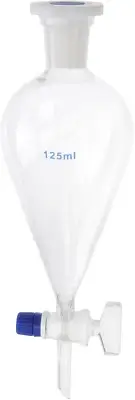 Pear Leak Funnel, Oversized Pear Separating Funnel Lab Equipment Glass Beaker Bo