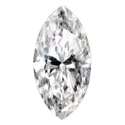 Gemstone Moissanite True Light G-H-I Color 10X5mm Marquise