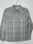 Cabelas Women’s S Plaid Pearl Snap Shirt Floral Embroidery Long Sleeve NWT