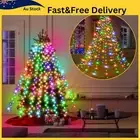 Outdoor Xmas Decor Waterfall Light Fairy String for Christmas Tree - Waterproof
