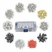 300 Pcs Computer Metal Screws Standoffs Kit For Hard Drive Computer Case Power V