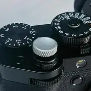 VONOV Camera Shutter Button, Metal Shutter Button Upscale and Delicate Soft Shutter Release Button (2 Pack/Silver)