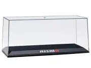 Collectible Display Show Case with Black Plastic Base Nismo for 1/18-1/24 Scale