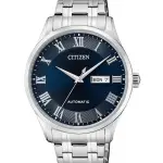 【金台鐘錶】CITIZEN 星辰 極簡約時尚 機械錶 紳士 (藍) 羅馬面 NH8360-80L