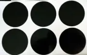 25 Round Chalkboard Jar Lid Labels Stickers Peel & Stick Kitchen Storage Labels