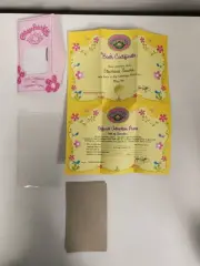Cabbage Patch Kids Birth Certificate Stephanie Sarena Born May 5th