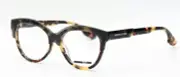 NEW McQ by Alexander McQueen Eyeglasses MQ0026O 002 53-16-140 Havana Grey