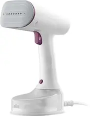 [Braun] QuickStyle 5 GS5011PU, Garment Steamer with Dual Plate FreeGlide 3D, Handheld Steamer with Fast Heating, Steam 22 g/min, Capacity 150 ml, 1200W, White/Purple