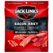 Bacon Jerky, Hickory Smoked - Flavorful Ready to Eat Meat Snack with 11g of P...