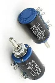 Aexit 2 (Control electrical) Pcs 47Kohm 2Watt 5Pin Multi Turn Wire Wound (49ry78qf384) Rotary Potentiometer