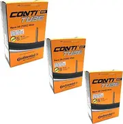 Continental Race 28 700 x 25-32c Bike Inner Tubes with Presta 60mm Valve (Set of 3),Black