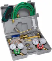 Oxy Acetylene Welding Cutting Torch Brazing with 3 Nozzle 15' Ft H
