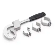 Universal Double Ended Adjustable Wrench Aluminium Alloy Open End Spanner NEW