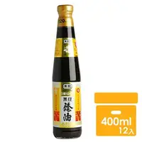 在飛比找PChome24h購物優惠-【黑龍】春蘭級黑豆蔭油膏 (400ml)x12罐/箱