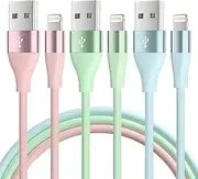 iPhone Charger [Apple MFi Certified] 3Pack 10FT Lightning Cable Fast Charging iPhone Charger Cord Compatible with iPhone 13 12 11 Pro Max XR XS X 8 7 6 Plus SE and More (Multi-Color)