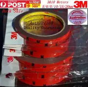 3M Double Sided Car Auto Tape Strong Permanent Super Sticky 3&10 Meter 5mm-20mm