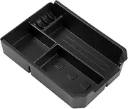 JSCARLIFE Car Center Console Organizer Tray Compatible with Toyota RAV4 2013-2018 Interior Accessories Armrest Console Insert Box ABS Secondary Storage