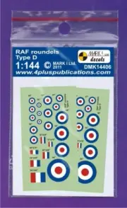1/144 Decals: RAF Roundals Type D Various Sizes # DMK14406 : MARK1