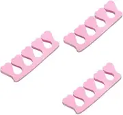 Mikinona 3sets Finger Toe Separator Set Toe Separators for Nail Art Pedicure Manicure Tool Kit 40pcs*3