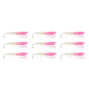 3x 3PK 4.5In Rapala Crush City The Imposter Plastic Prawn Lures - Lumo Candy
