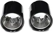2pcs/lot Car Exhaust Tip Trim Compatible For BMW X2 F39 16d 18d 18dX 18i 20d 20dX 20i 20iX 25dX 25i 25iX 28iX Muffler Tip Tailtip Nozzle