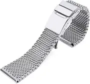 [BANDKIT] For Breitling Super Ocean Avenger Blackbird Strap 22mm24mm Watch Strap Milan Stainless Steel watchbands