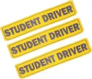 Cabilock Pcs Reflective Car Stickers Magnet Warning Tape for Student Driver Fluorescent Security Sticker for Nighttime Conspicuity