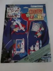 1996 Daisy Kingdom COUNTRY PATCHES GINGERBREAD SNOWMEN No-Sew FABRIC APPLIQUE