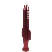 Anodized Red MOAB Billet Stubby Short Antenna 5.5" AM FM For Jeep Wrangler (for: Jeep)