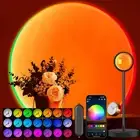 Sunset Lamp Projector with APP & Button Control, 360 Degree Normal, Color A