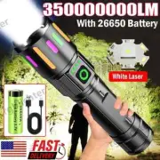 US Powerful Super Bright LED Tactical Flashlight Rechargeable LED Work Light